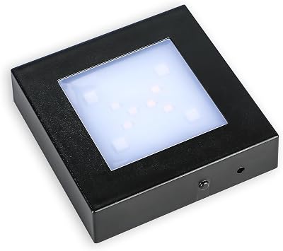 LED Light Base 3.1in Square Display Stand for Crystal Glass Art 7 Colors