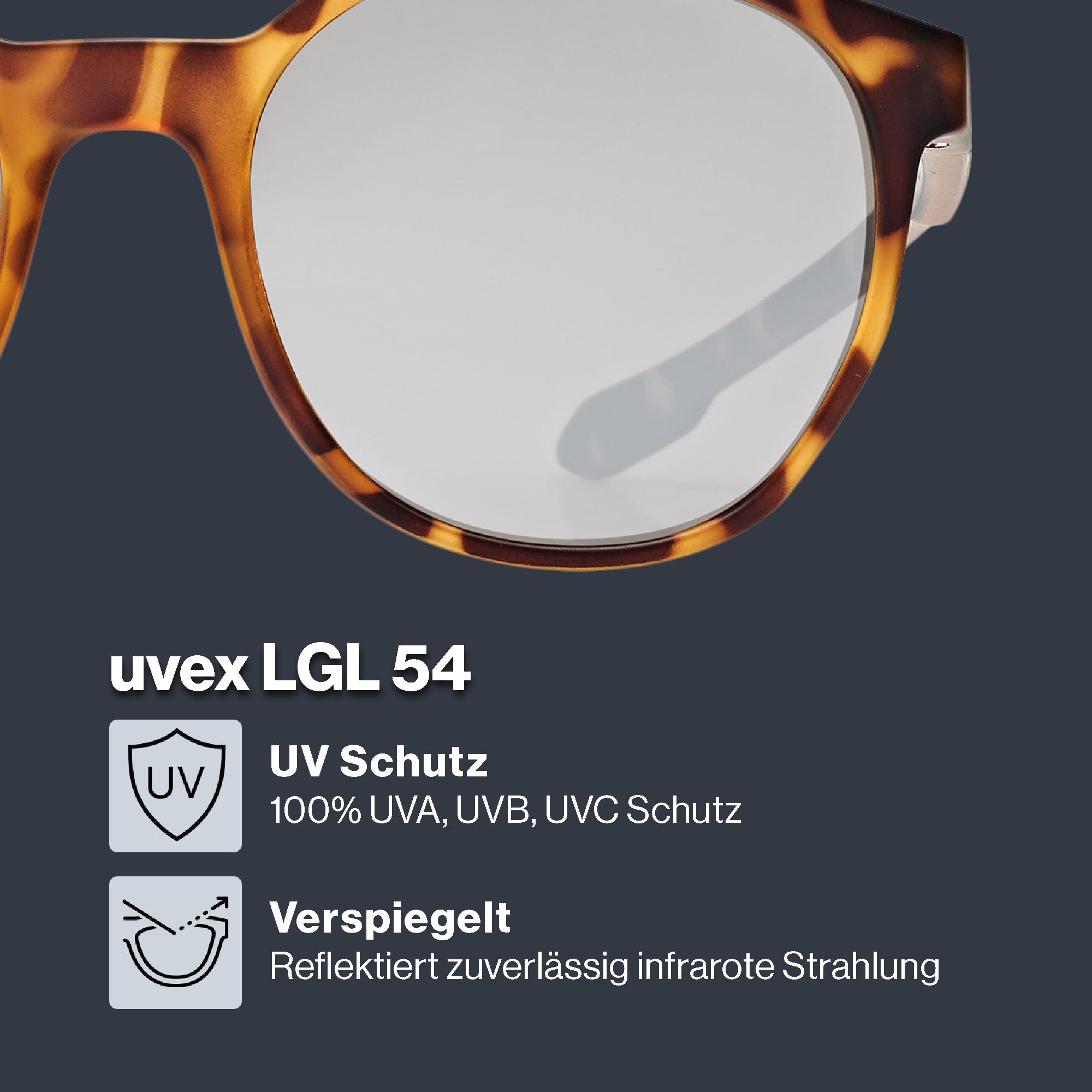 Uvex Unisex Lgl 54 Sunglasses (1er Pack)