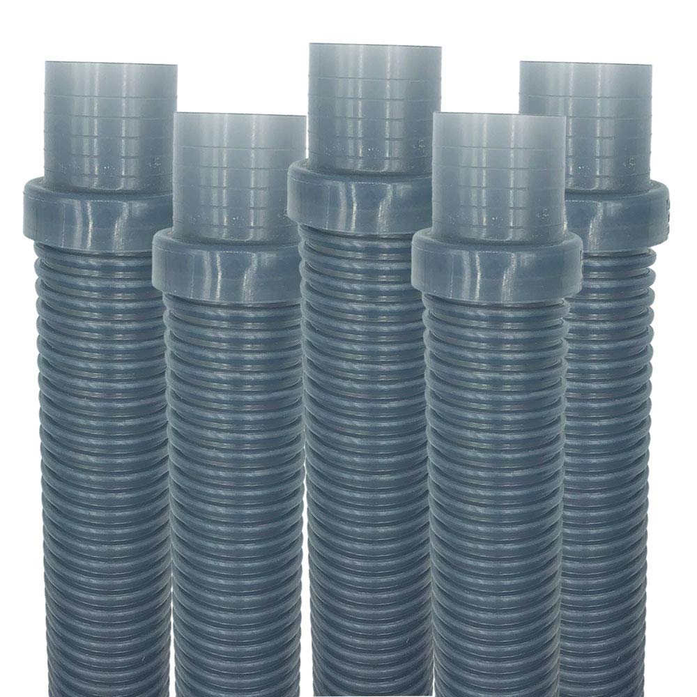 Puri Tech 5 Pack Universal Pool Cleaner Hose 48 Long Translucent Blue Color for Hayward Navigator, Pool Vac Ultra, AquaBug