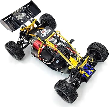1/10 rc Cars Falcon High Speed Remote Control car 4WD 60+KM/h RTR Off-Road (Brushless Power (Blue))