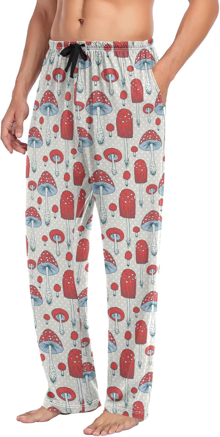 Ollabaky Pajama Pants for Men PJs Bottoms Sleep Lounge Pants with Pockets, S M L XL XXL - Image 4