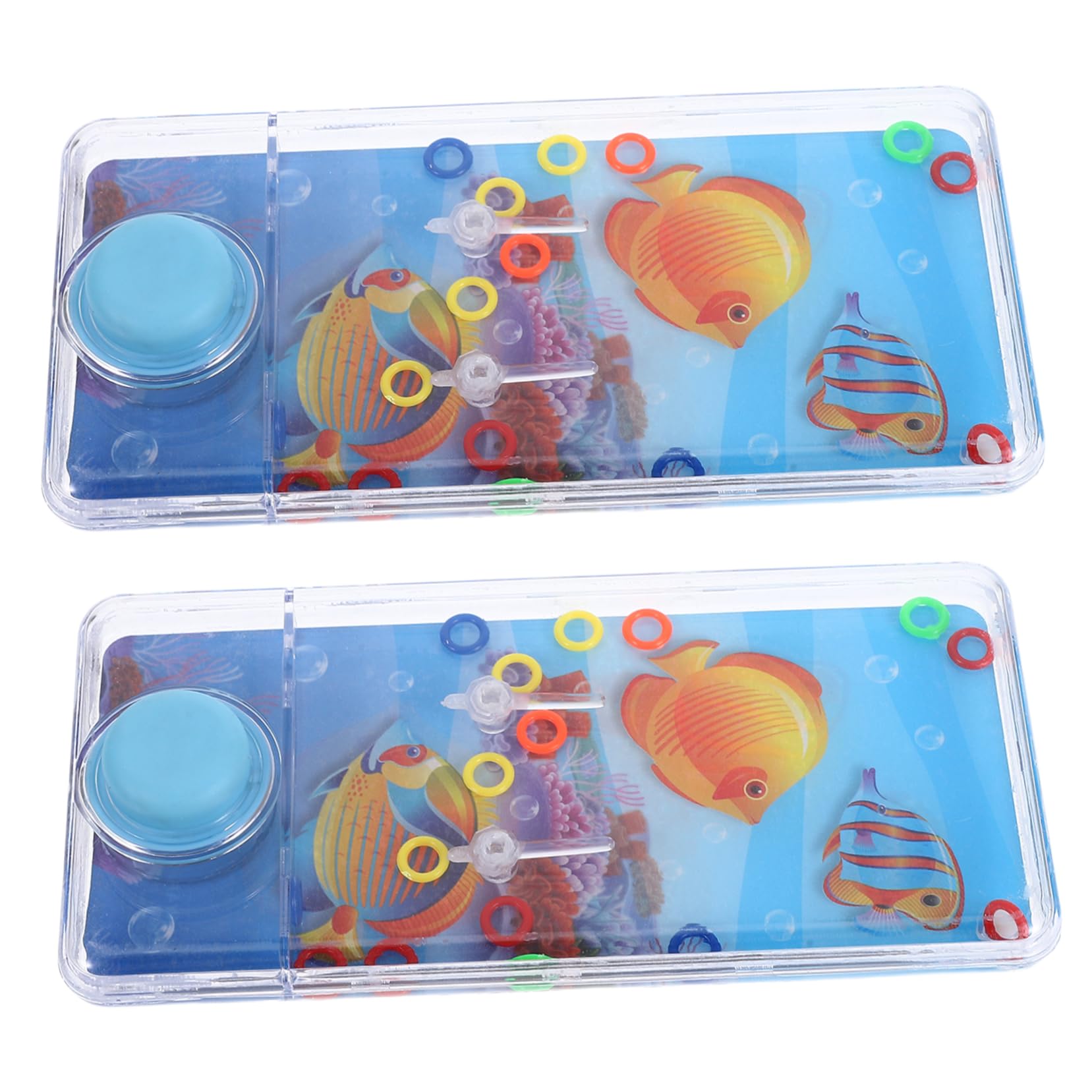 BESPORTBLE 2Pièces Jeux Eau Anneaux pour Garçon Fille Intellectuels Amusants pour Garçons et Filles pour Petites Jeu Adresse Aquatique Portable