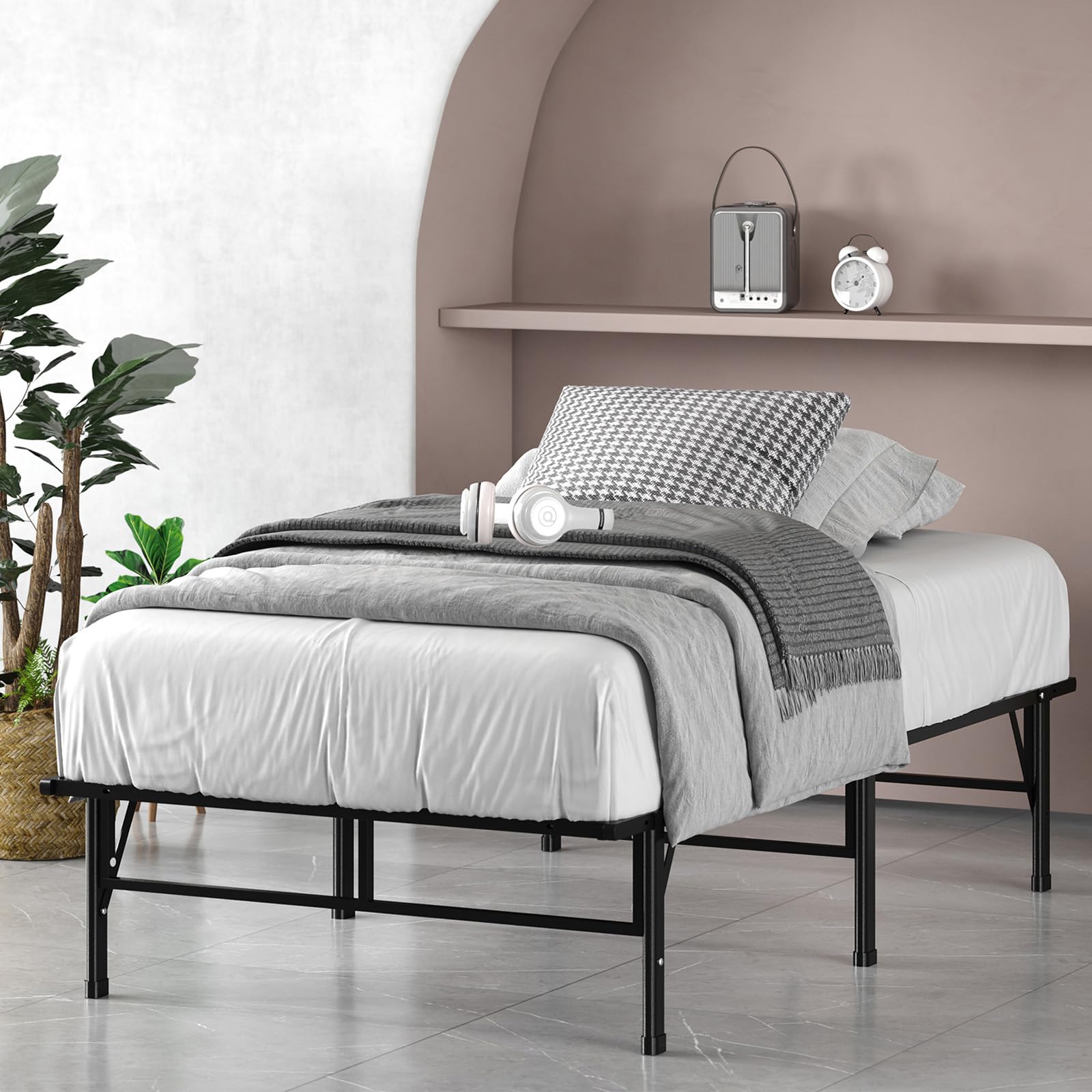 Amazon.co.jp: Zinus(ジヌス): ベッドフレーム