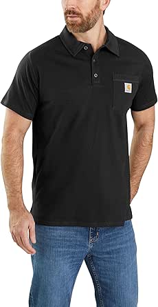 Carhartt Men's Force Relaxed Fit Midweight Short-Sleeve Pocket Polo