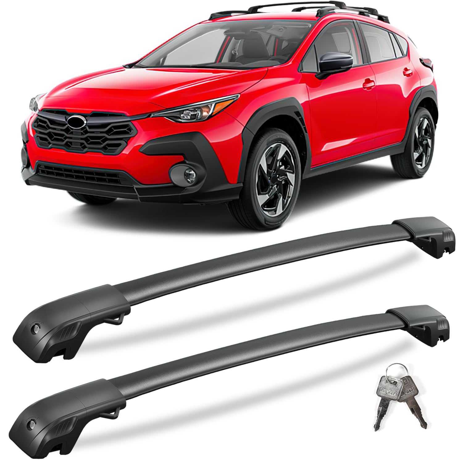 KINGGERI 300lbs Roof Rack Cross Bars for Subaru crosstrek 2024-2026