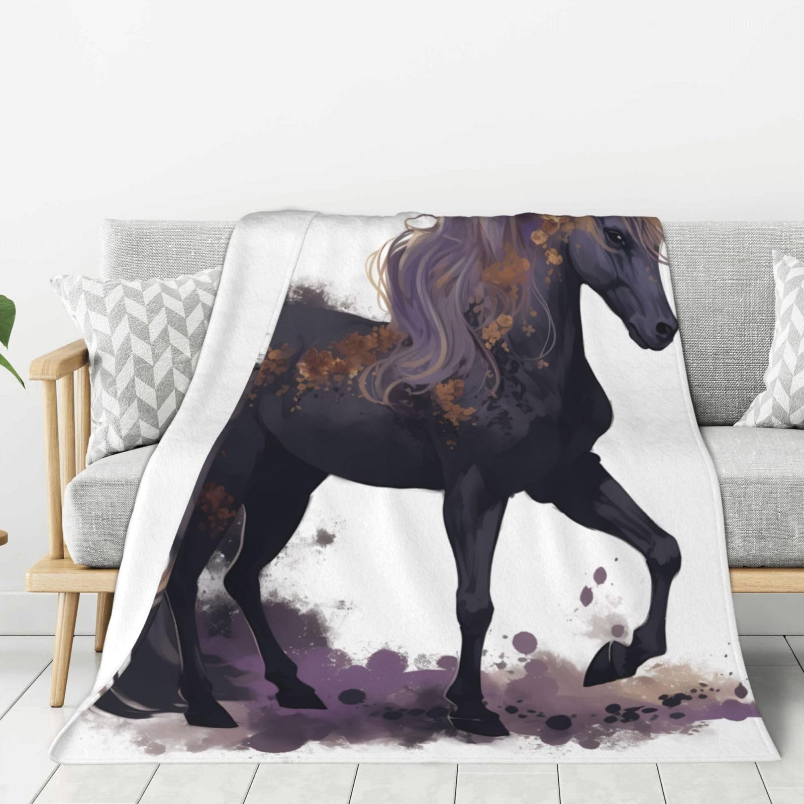 Couverture polaire anti boulochage plaid flanelle pour frileux et canapé