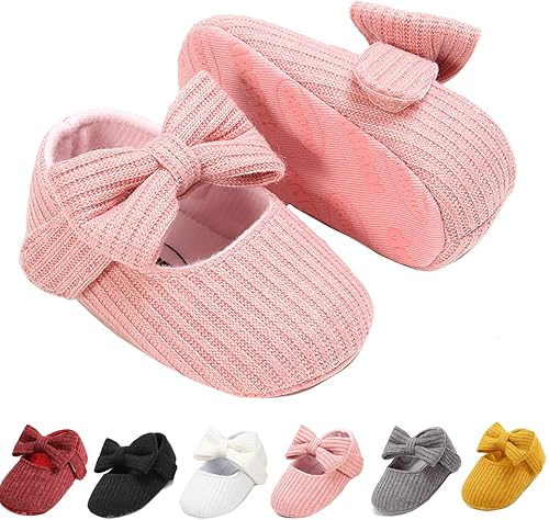 Ohwawadi - Calcetines de forro polar para bebé o niña, suaves y calientes, botas o zapatos para bebés recién nacidos, con estilos de dibujos