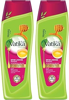 شامبو من فاتيكا للشعر المتضرر، يعالج أطراف الشعر المتقصفة، بمكونات طبيعية من العسل والبيض، عبوتان سعة 720 مليلتر