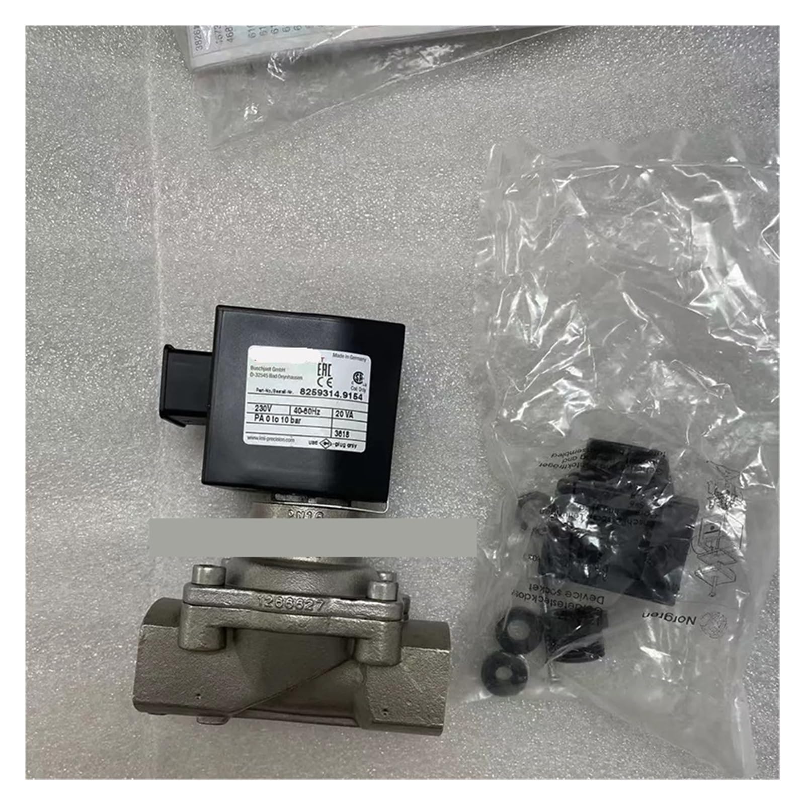 BACYDLPL 8259314.9154.230.49 G3/4 Screw Thread Stainless Steel Solenoid Valve