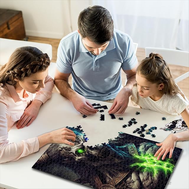 Foto 5 de 6 de Jigsaws 1000 Pieces for Adults Necro Zombies Puzzles for Adults Wood Puzzle Sustainable Puzzle for Adults…