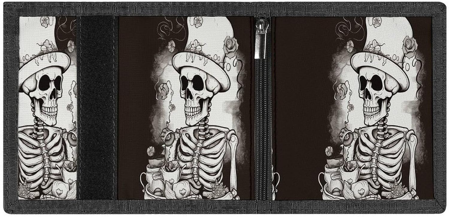 Stylish Trifold Wallet Slim Minimalist Front Pocket Cards Purse image 4