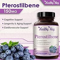 Vista 4 de Healthy Way Pterostilbeno 150 mg, 180 Cápsulas