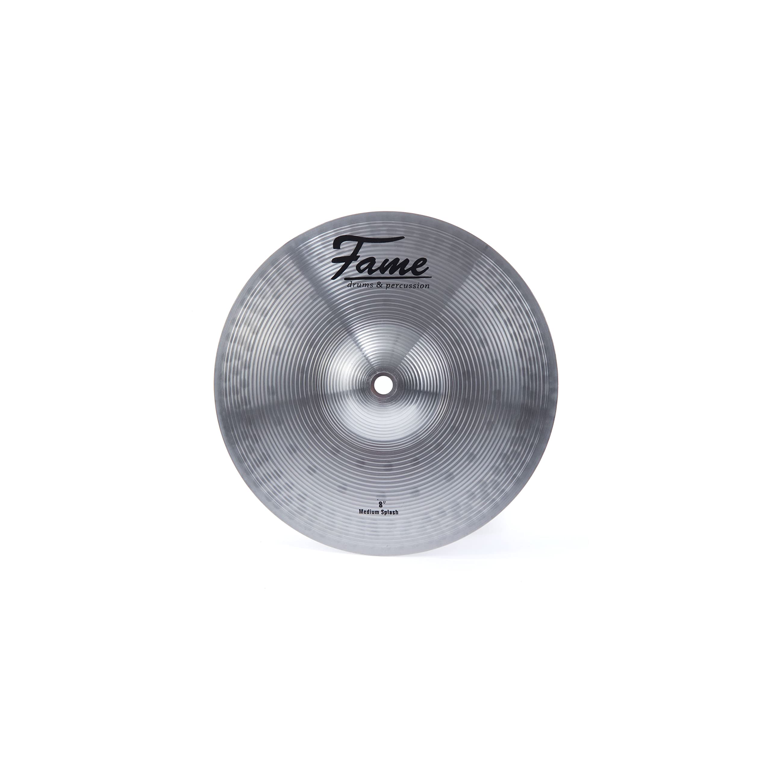 Fame 3-teiliges Beckenset, Reflex Kombo I, 18" Crash-Ride, 14" Crash, 12", 10", 8" Splash Becken, TTR Practice Pad Red 10", Regular Finish, Medium Stärke, Speziallegierung