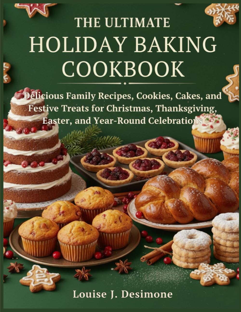 THE ULTIMATE HOLIDAY BAKING COOKBOOK: Delicious Family Recipes, Cookies, Cakes, and Festive Treats for Christmas, Thanksgiving, Easter, and Year-Round Celebrations
