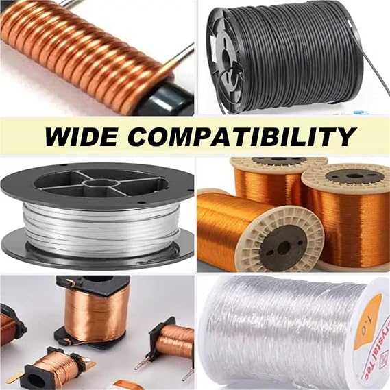 Coil Winding Machine, Automatic Winding Wire Machine, With Tube Amplifier & LCD Screen, Ideal For Coil Tape Fishing Line Winder,Tube Transformer, Enameled Wire, Solder Wire
