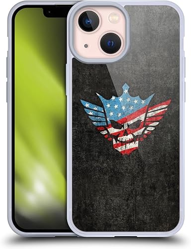 Head Case Designs Funda de gel suave con licencia oficial de WWE American Nightmare Logo Cody Rhodes Graphics compatible con Apple iPhone 13 Mini