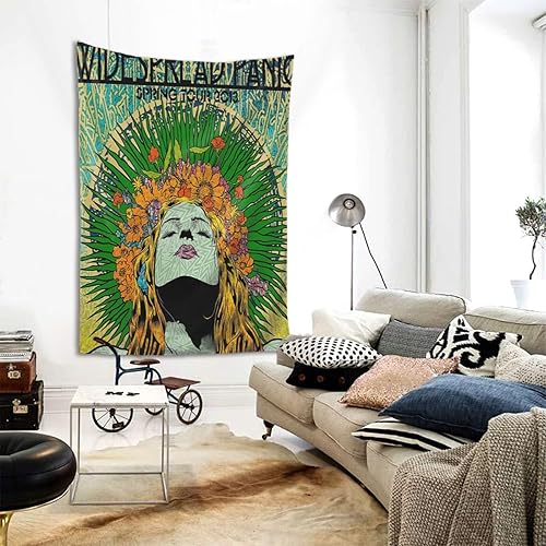 Miniatura 4 de WEUED Tapiz de banda de pánico de roca generalizada para colgar en la pared, tapices estéticos para dormitorio, sala de estar, decoración de pared