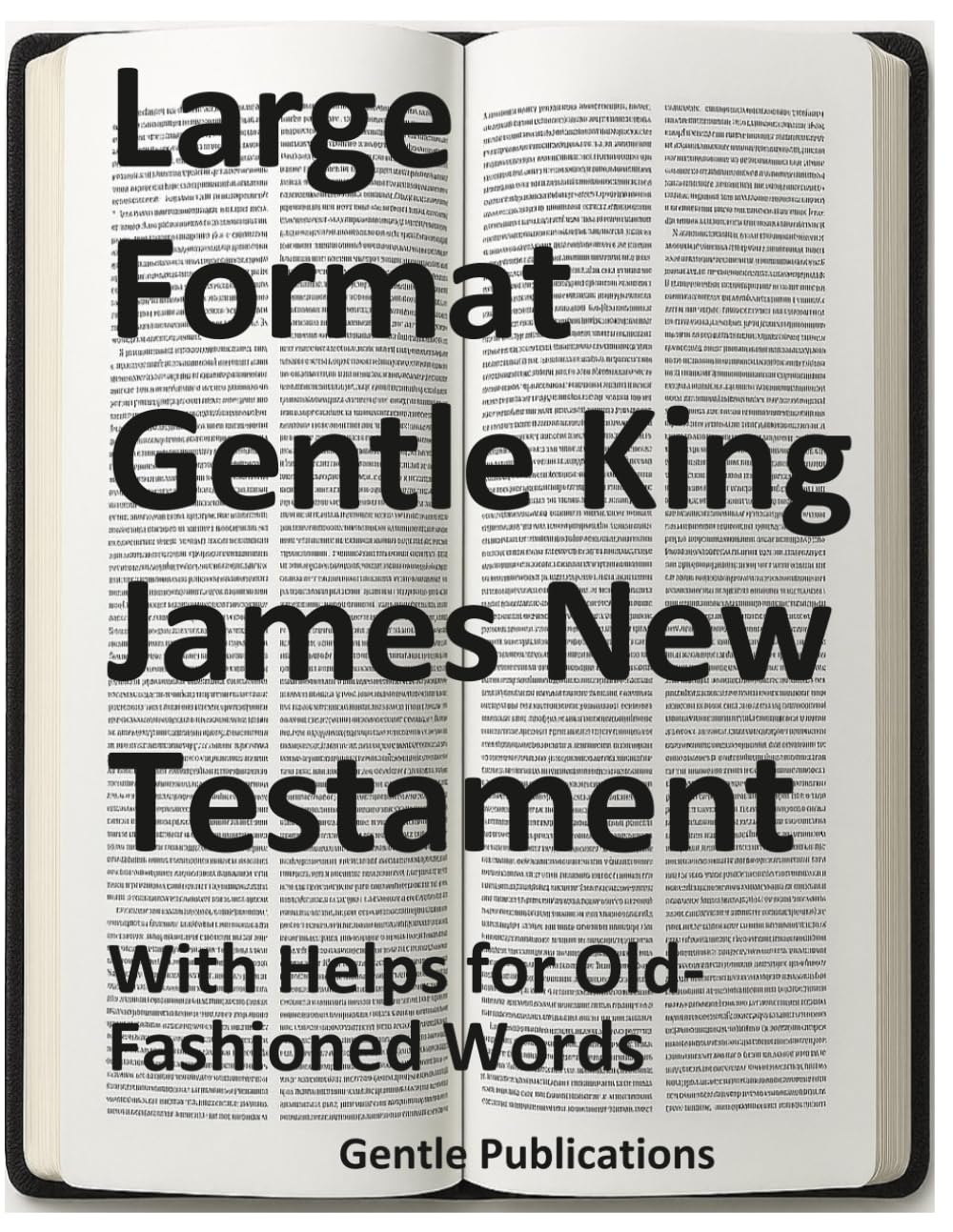 Large Format Gentle King James New Testament: With Helps for Old-Fashioned Words
