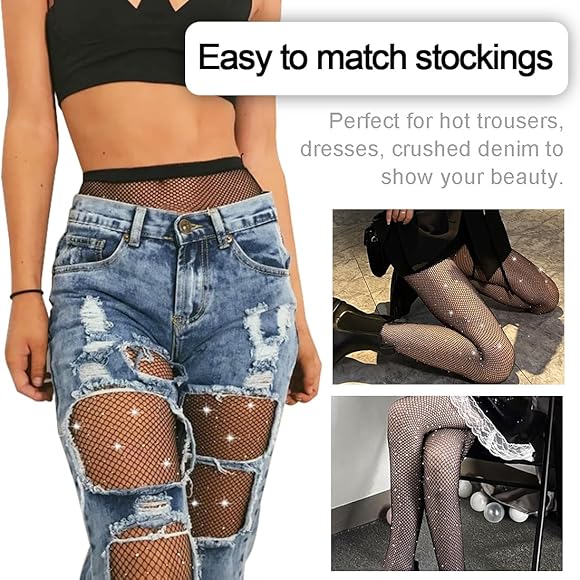 Damen strumpfhosen mit glitzer Clearance