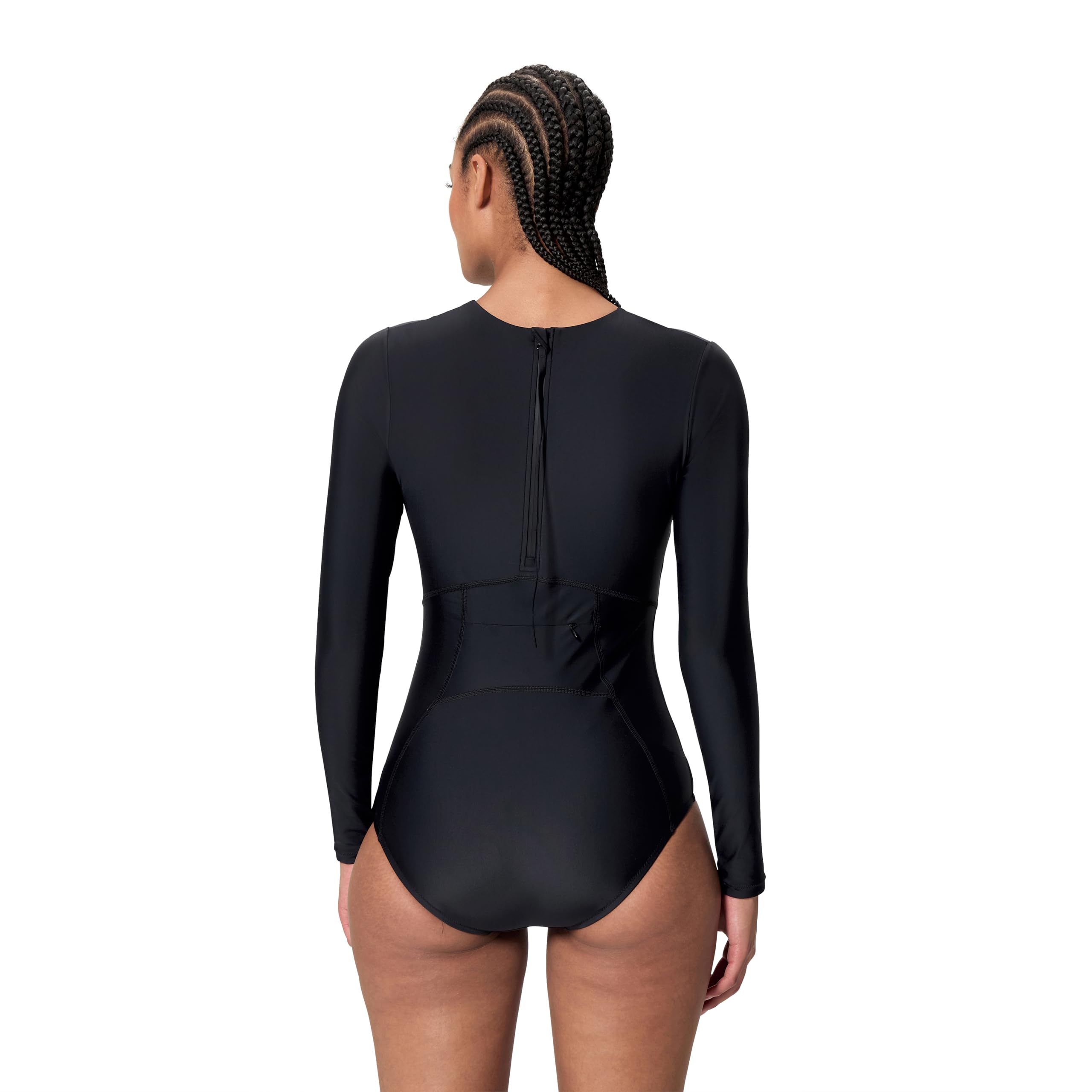 Speedo Ocean Flex Long Sleeve Zipped One Piece Costume da Bagno Donna