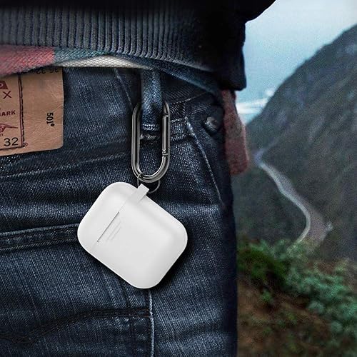 Miniatura 6 de AHASTYLE - Funda mejorada (LED frontal visible) de silicona compatible con estuche de Apple AirPods 2 y 1