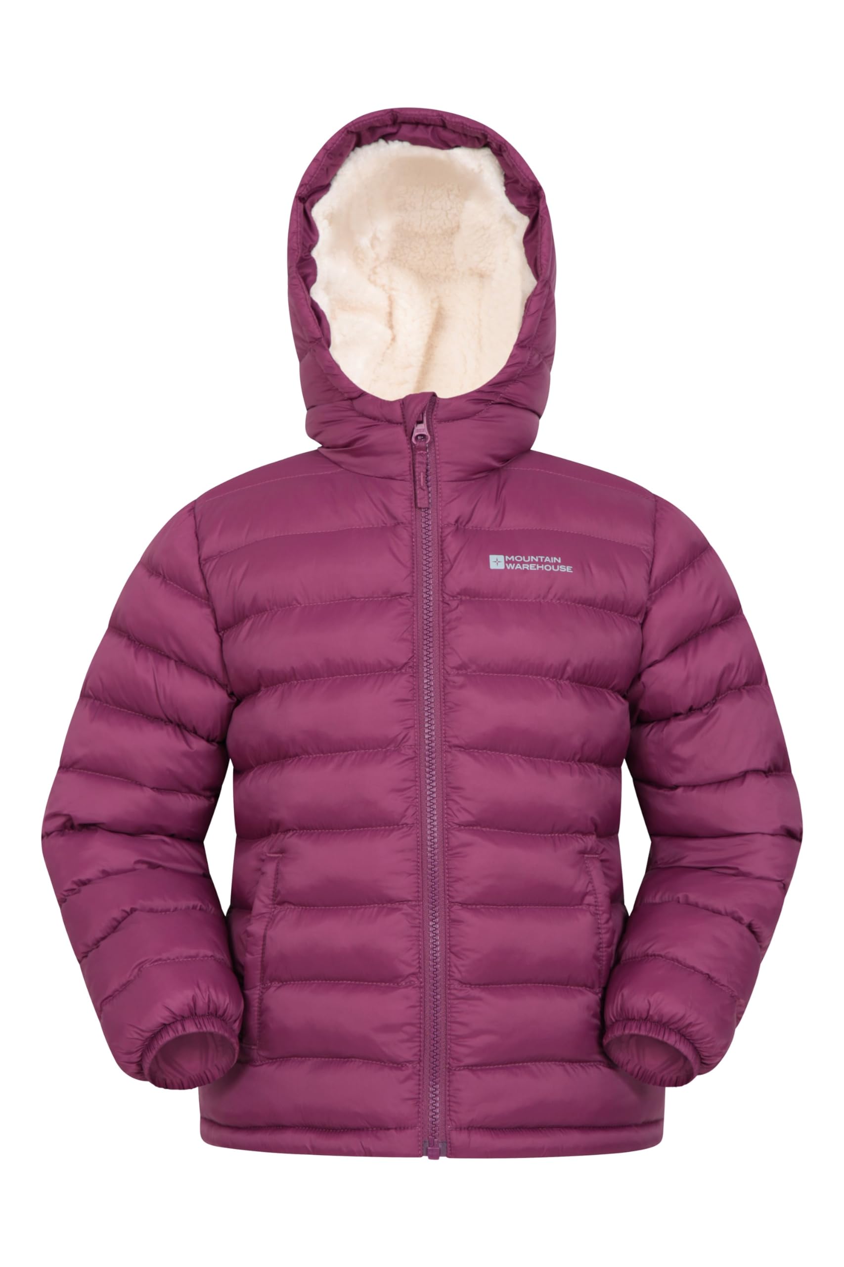 Mountain Warehouse Berry Seasons Fur-Lined Kids Padded Jacket 11-12Y