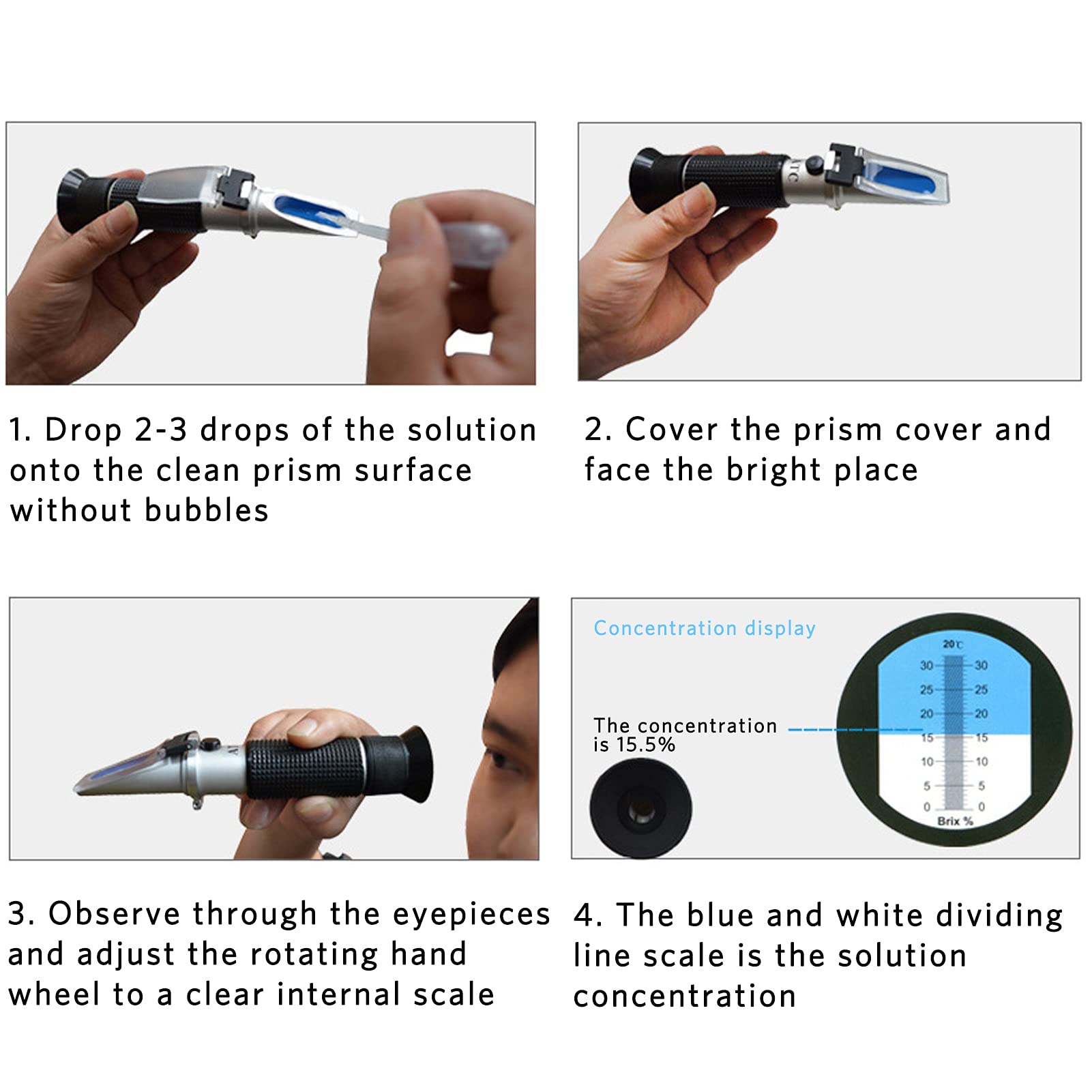 Buy 090 Digital Brix Refractometer, Sugar Content Hydrometer