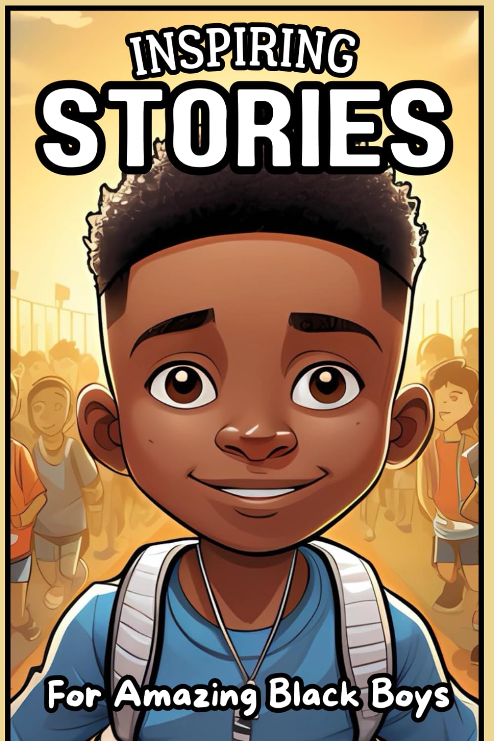 Inspiring Stories For Amazing Black Boys: 40 Motivational Tales of Courage, Perseverance, Problem-Solving, and Friendship
