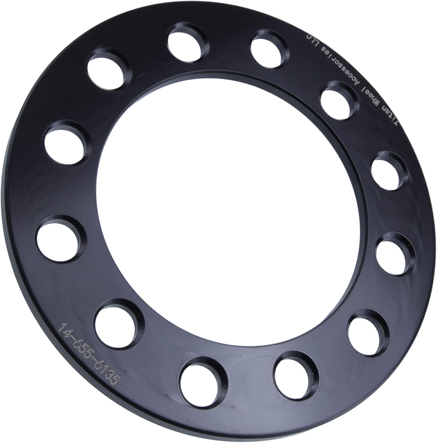 1/4" 6x5.5 Wheel Spacers - Wider Stance, Increased Clearance, Fits Chevy Silverado Tahoe Suburban Fits GMC Sierra Yukon - 1/4 Inch, 6x139.7 - Set of 4 - Black