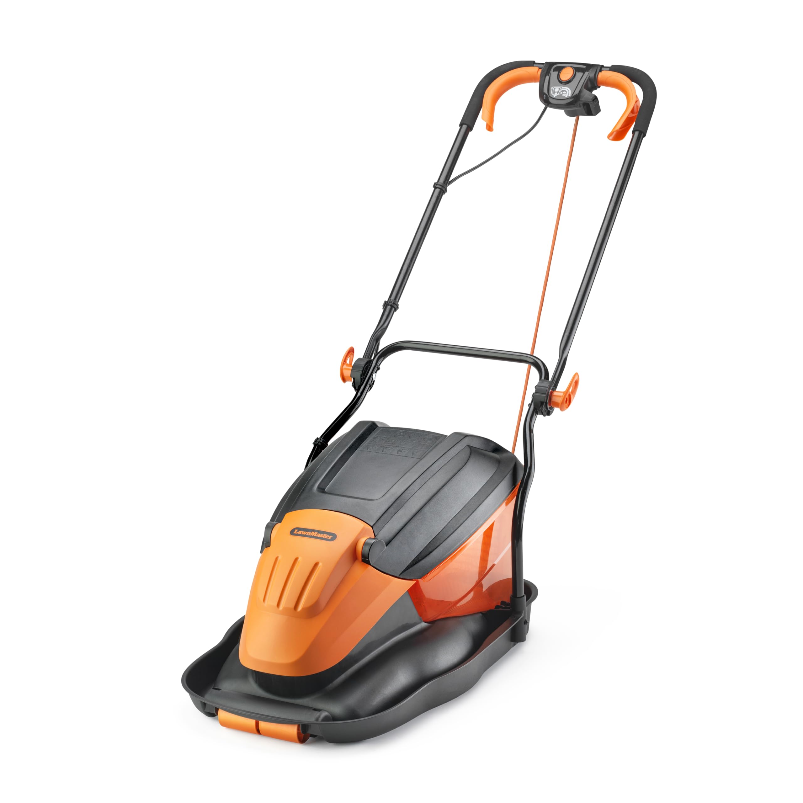 LawnMaster 1800W 36cm Electric Hover Mower - Grass Collection Box