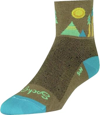 SockGuy, Adults Classic Socks - Small/Medium, Sierra