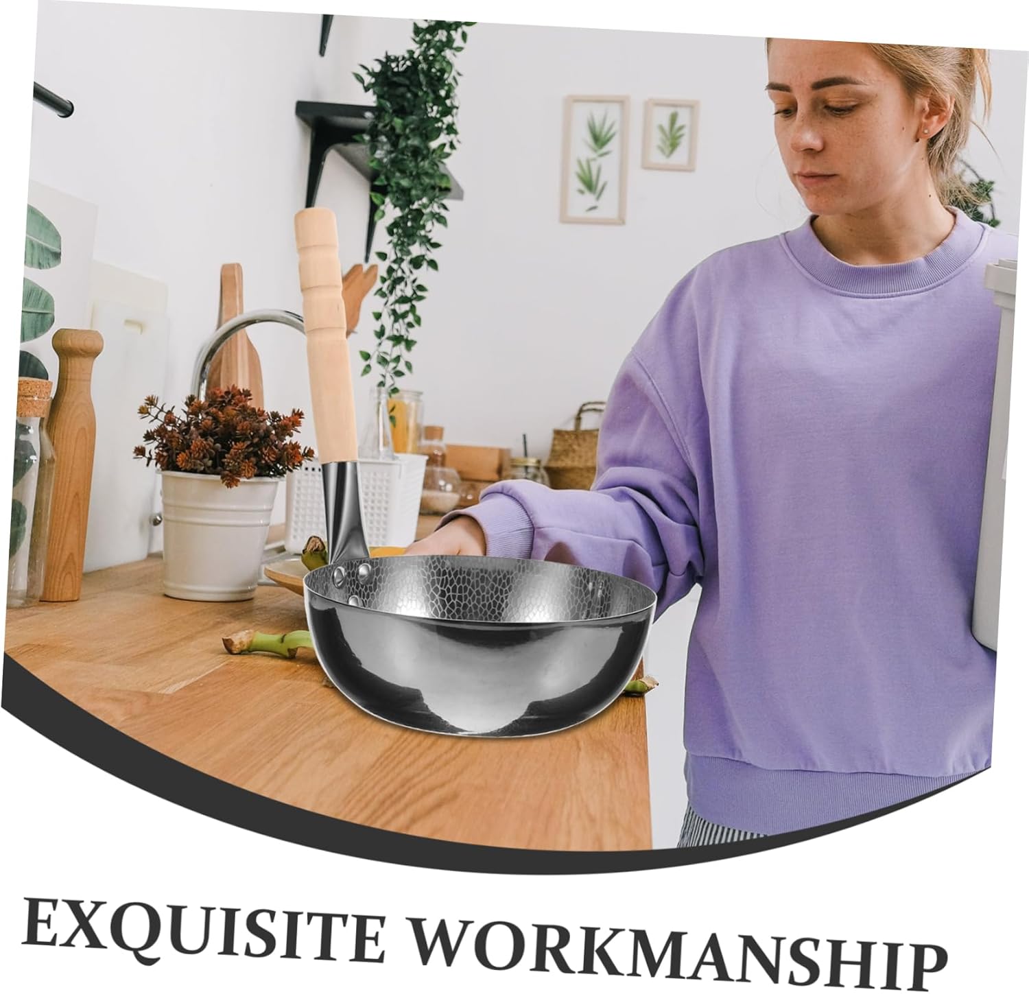 Alipis Pot Stainless Steel Cookware Rice Noodles Pot Saucepan Lid Heat Resistant