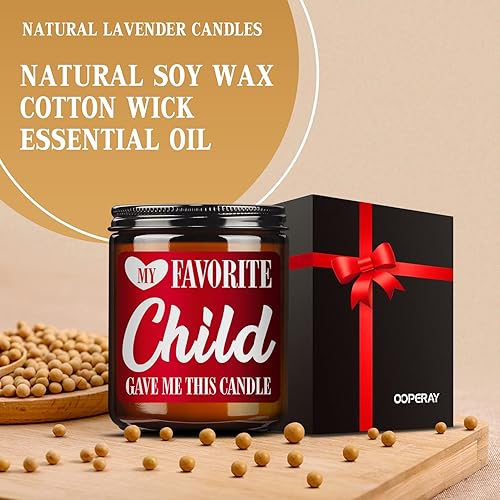 Miniatura 6 de Regalos para el día de la madre para mamá, velas perfumadas de lavanda de 7 onzas, regalos de cumpleaños para mamá papá de hija hijo, velas en tarro