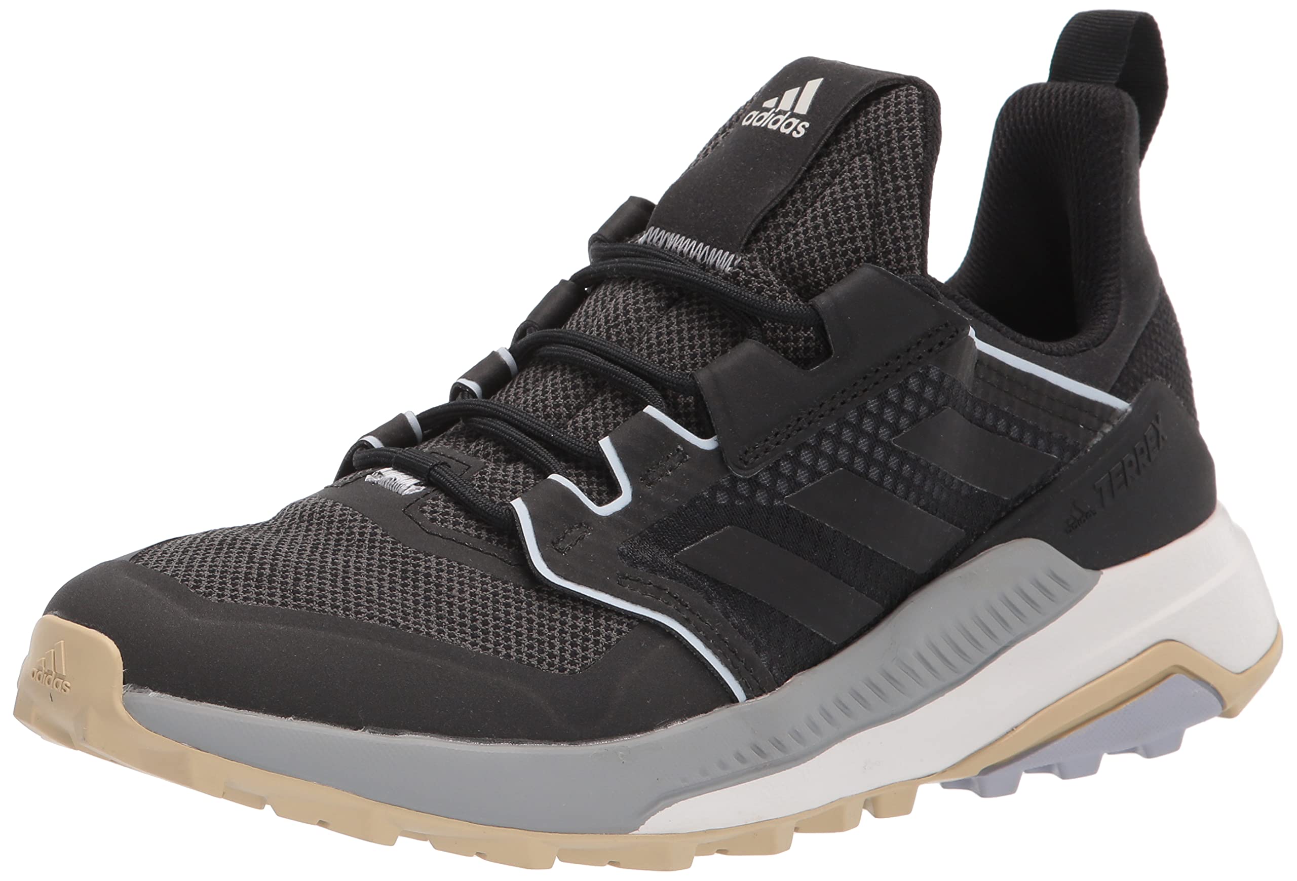 adidas Women's Terrex Trailmaker Hiking Walking Shoe, Core Black/Core Black/Halo Silver, 9.5