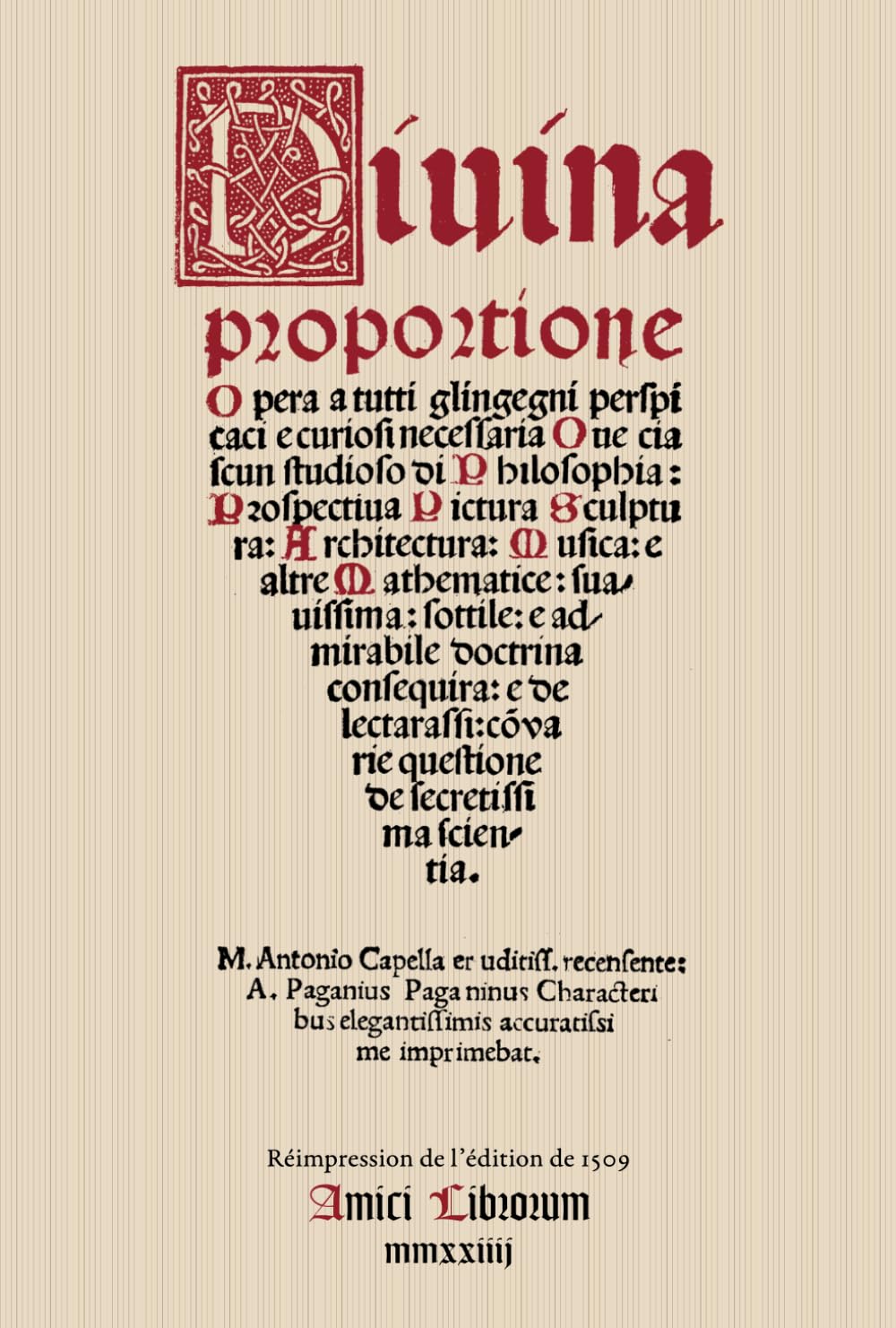 Divina Proportione (Italian Edition)      Paperback – September 2, 2024