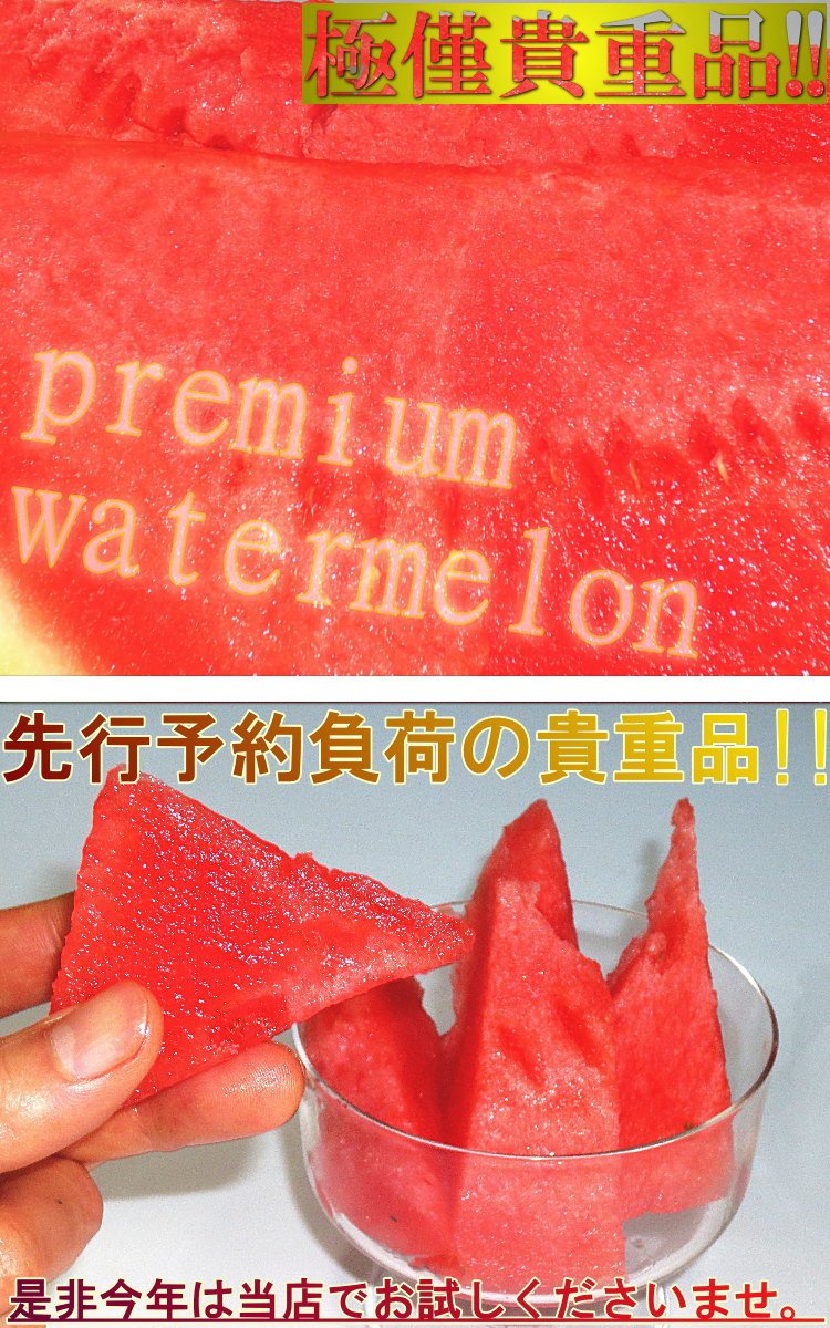 Amazon.co.jp: ○ブラックジャック 種無し西瓜 1玉 約7～10kg 秀品