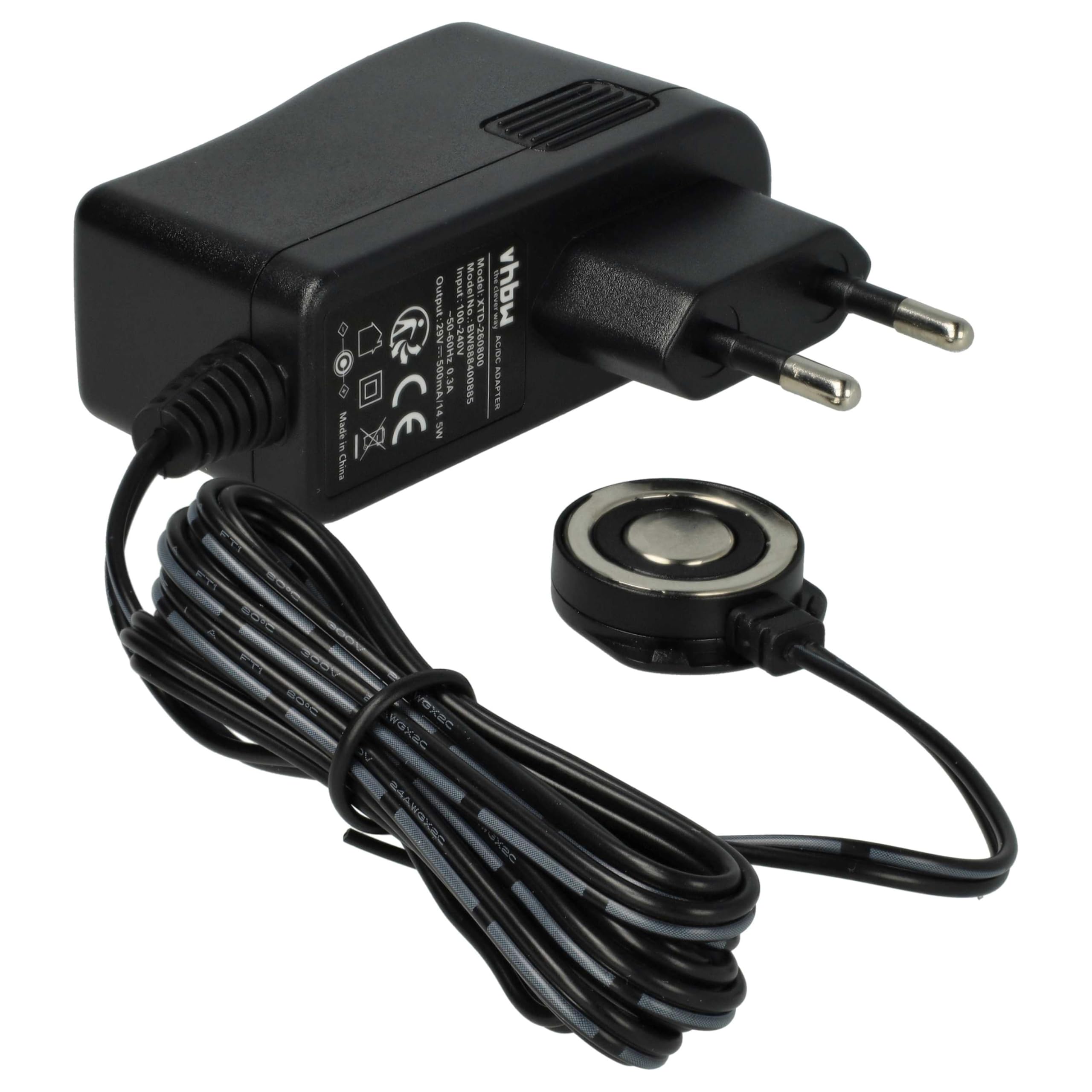 vhbw Cargador Compatible con Philips SpeedPro FC6726/​01, FC6727/​01, FC6728/​01 aspiradora de Mano, aspiradora portátil