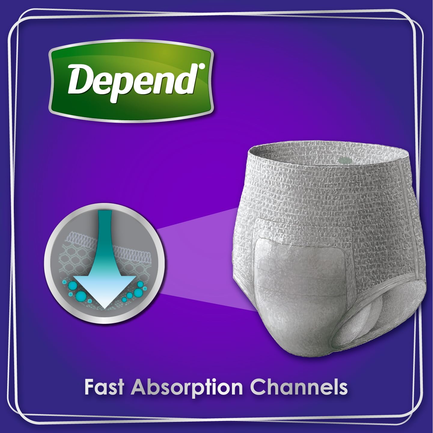 Depend, Pantalones para Hombres, Small/Medium