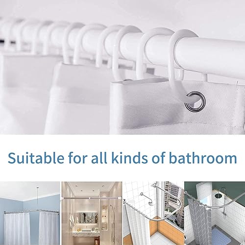 Miniatura 7 de GKLEASG Cortina de ducha para el día de San Valentín, diseño de corazones amorosos rojos, diseño romántico de San Valentín, años 60, 70, retro,