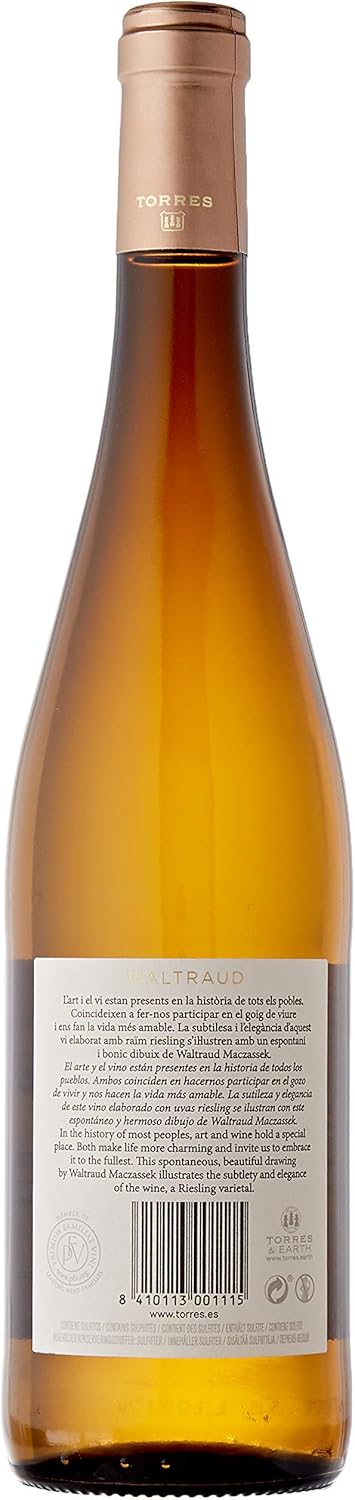 Familia Torres Waltraud, Vino Blanco, 75 cl - 750 ml 75 cl Waltraud, Vino Blanco