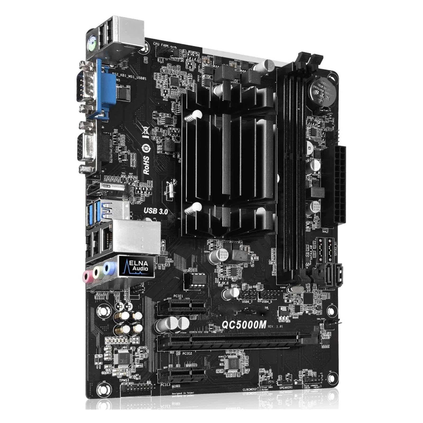 Placa Base Placa Base Fit For ASRock QC5000M con gráficos Radeon HD 8330 Integrados, APU FT3 Kabini A4-5050/5000 de Cuatro núcleos, DDR3, 32 GB, M-ATX