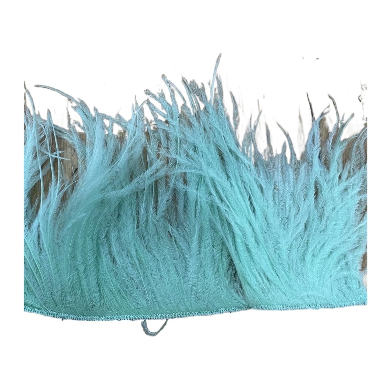 Flecos de plumas naturales en hilo para coser ropa y manualidades