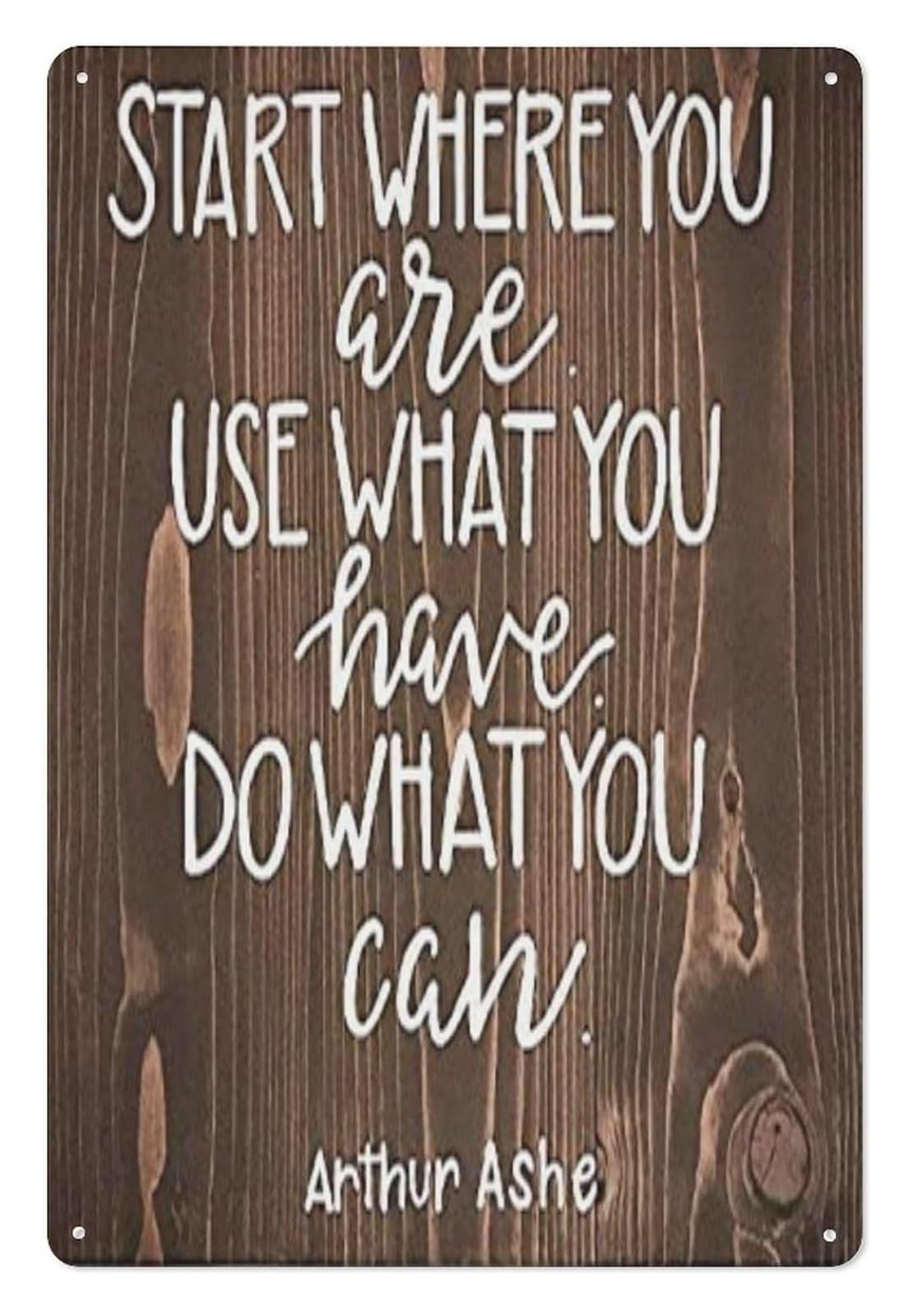 FNYUVNFAF Mindset Quote Metal Tin Sign Antique Look Wall Decor for Home Office Den Library Study Room Gift Idea 8 X 12 inch