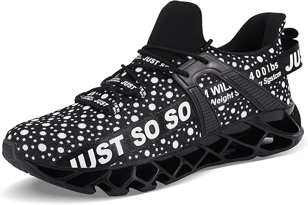 COKAFIL Mens Running Shoes Walking Athletic Blade Tennis Shoe