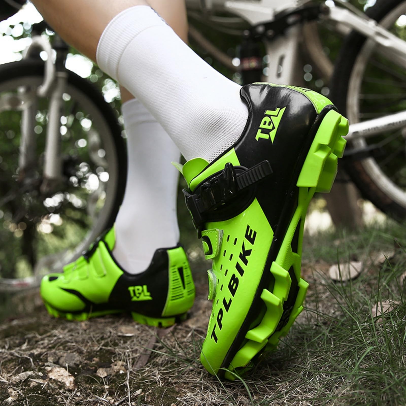 Mateju Zapatillas Ciclismo MTB Hombre Mujer, 36-47 EU Zapatillas Bicicleta de Montaña Hombre con Calas Respirables Antideslizantes para Deportes al Aire Libre