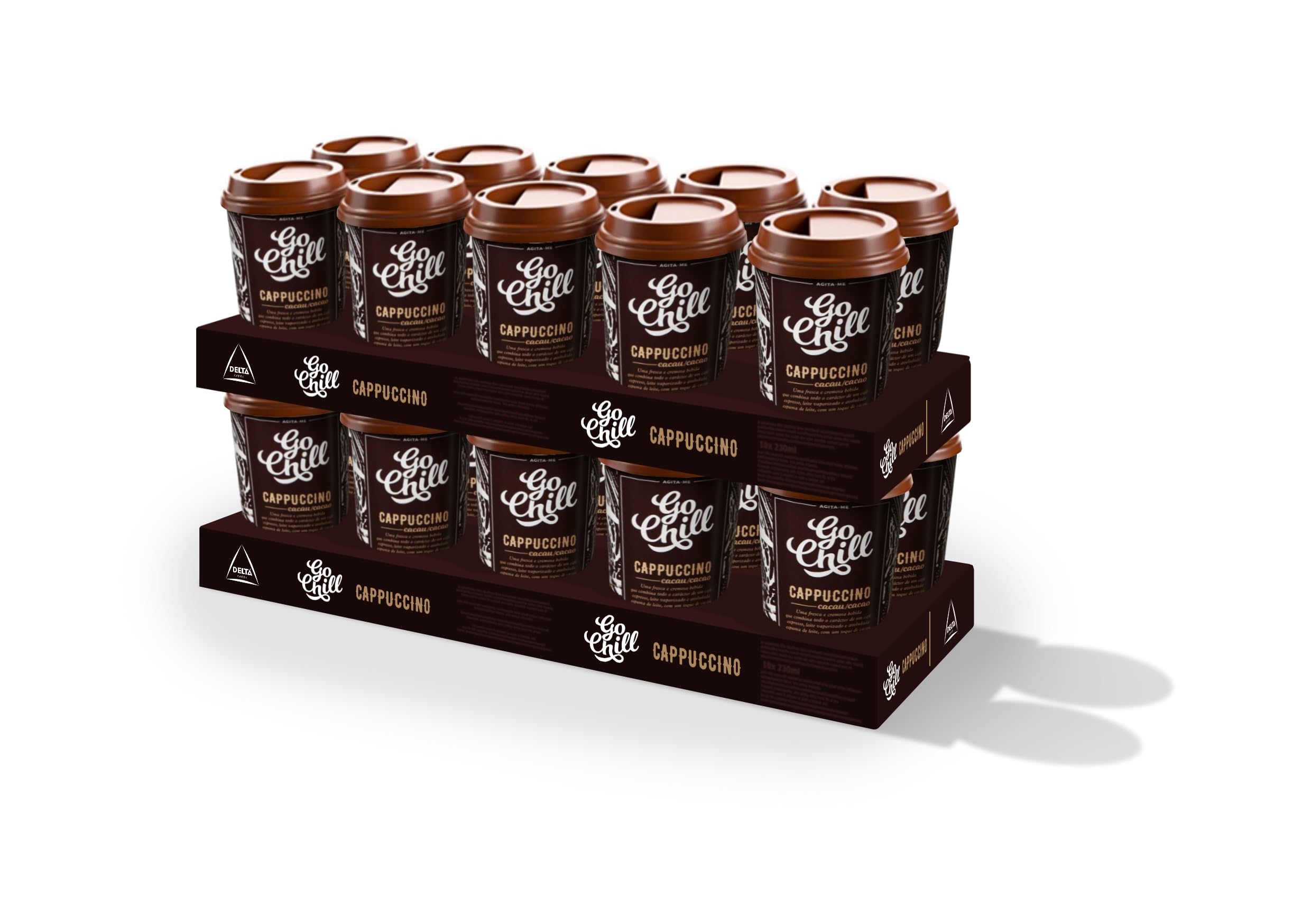 Go Chill Pack Capuchino - Café Listo Para Tomar - 20 unidades x 230 ml