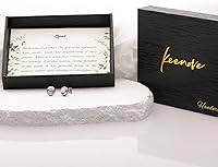 Vista 25 de Real Crystal Birthstone Sterling Silver Stud Earrings Jewelry for Women Fashion Trendy Western 925 Antiqued Boho Handmade Best Gift for Her keenove