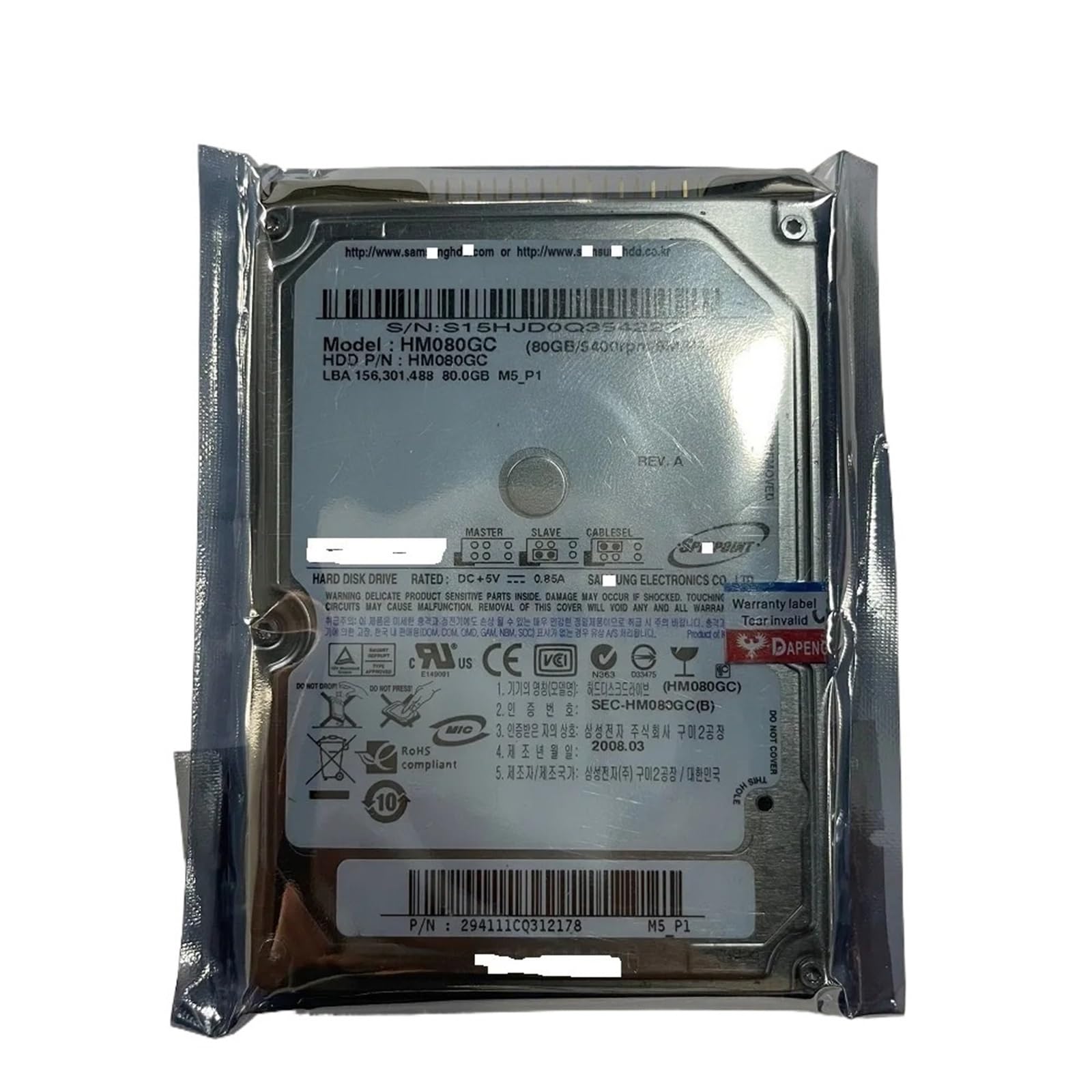 80 GB 5400 obr./min IDE PATA 2,5-calowy wewnętrzny dysk twardy 80 GB HDD | 80 GB 5400 obr./min IDE PATA 2,5-calowy wewnętrzny dysk twardy 80 GB HDD
