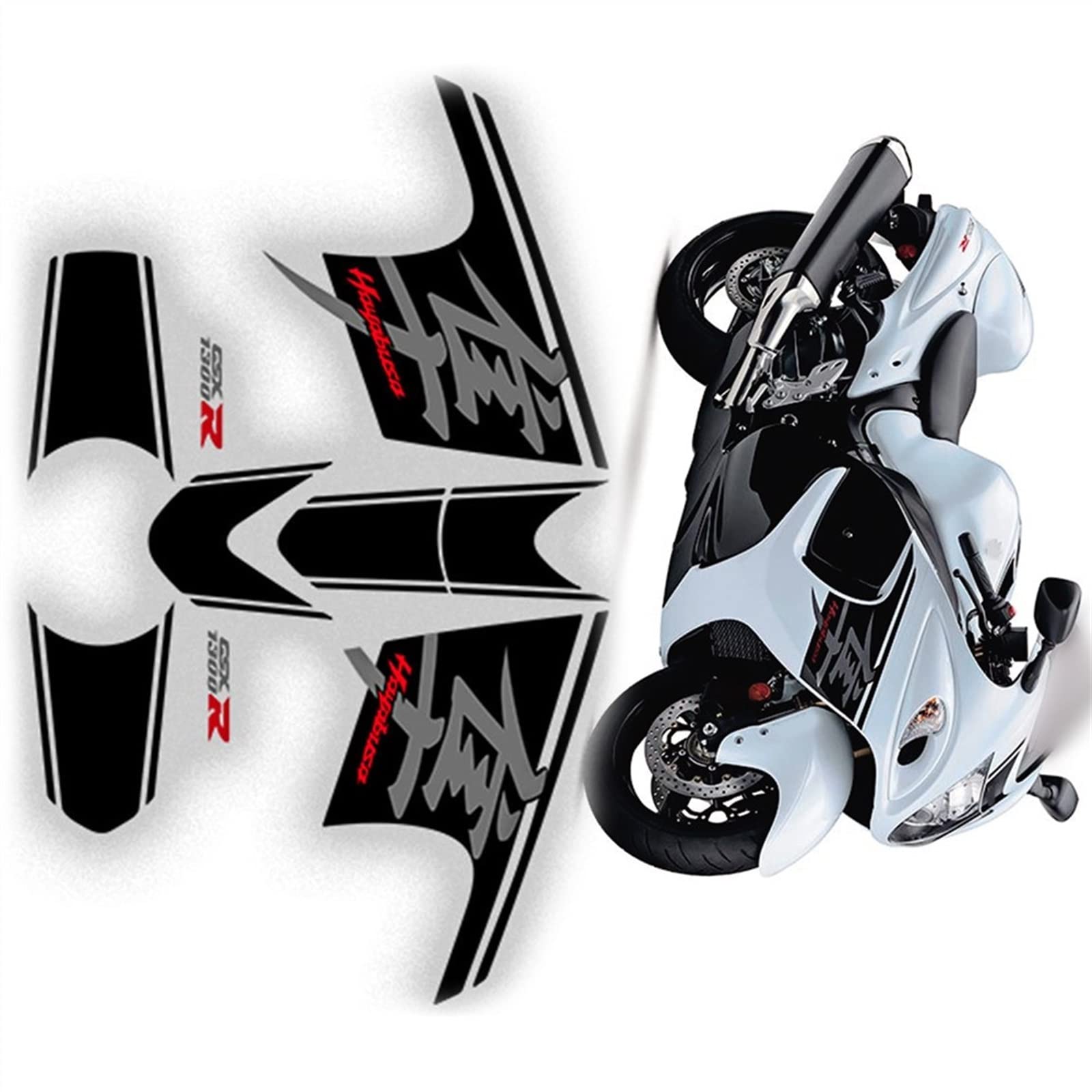 Tapis de réservoir BAGSTER Suzuki 1300 GSX R Hayabusa 2008-2017 Noir