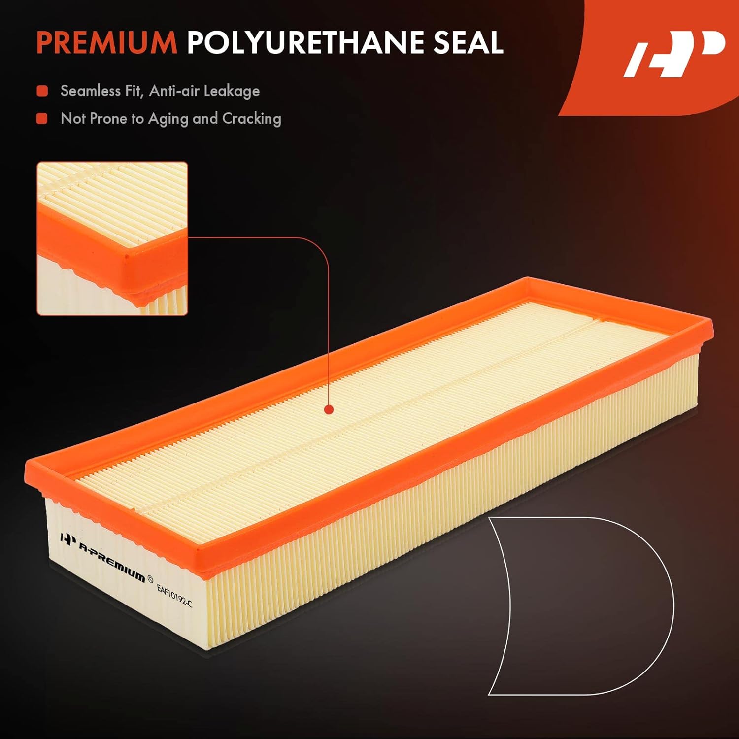 A-Premium 2-PC Engine Air Filter Compatible with Mercedes-Benz C-Class C230 C240 C320, E-Class E320 E550, CL500 CL550, G550 GL550, ML350 ML450, R350 R550, S400 S550 & More